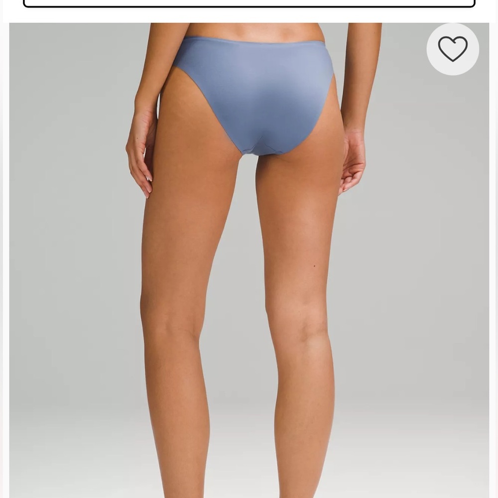 Wundermost Ultra-Soft Nulu Mid-Rise Bikini Underwear. Oasis Blue